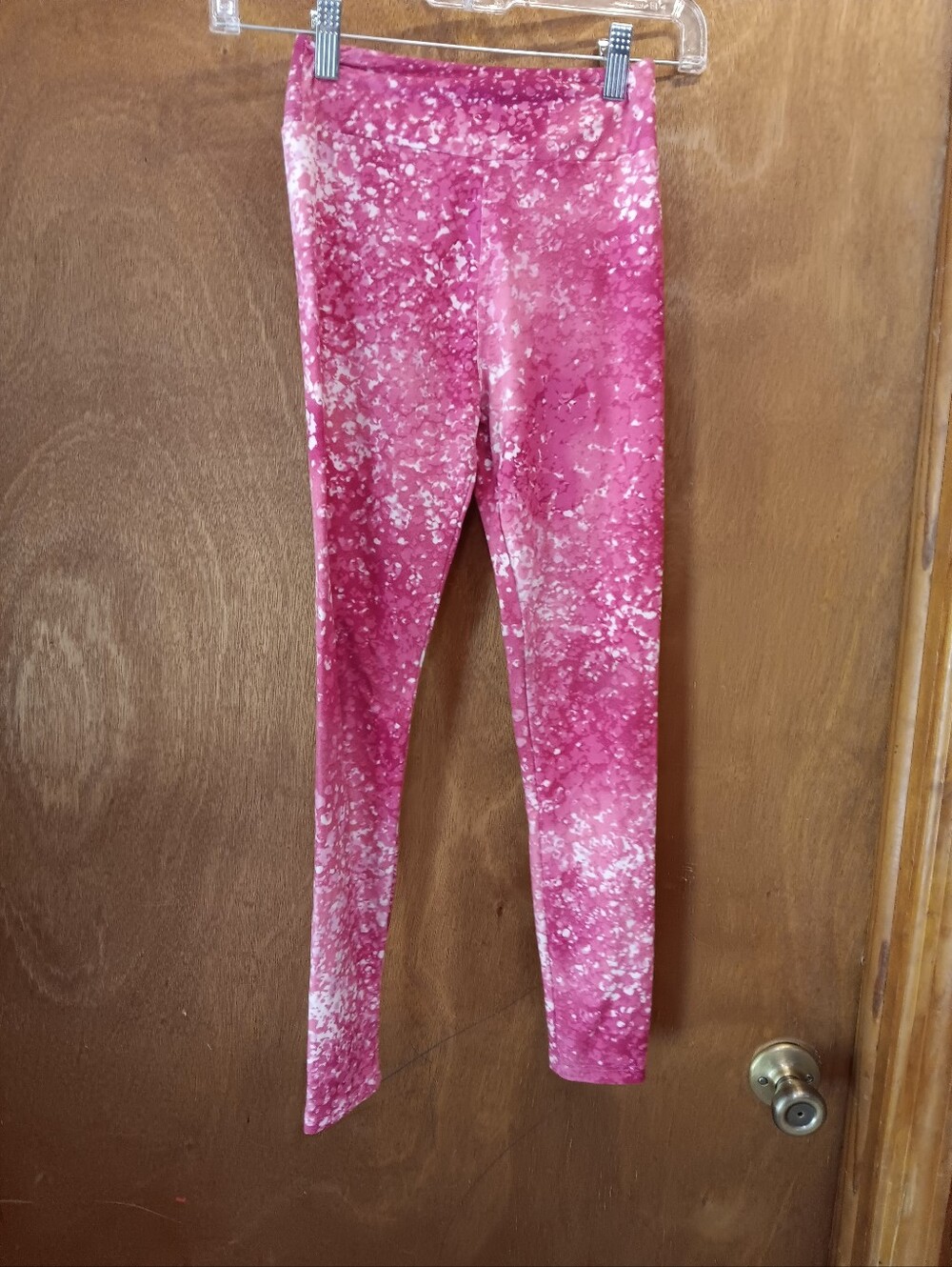 Lularoe Tween Kids Pink Speckled Leggings